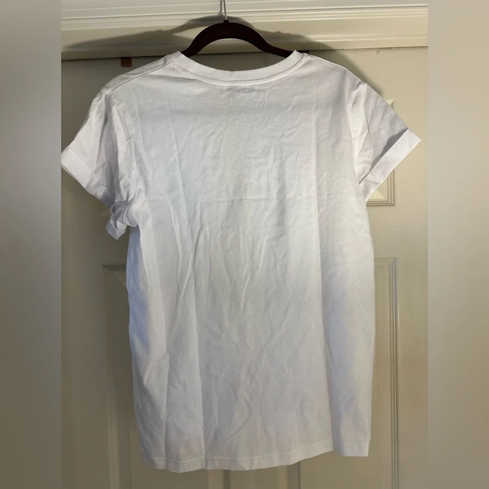 HENRI BENDEL T-SHIRT WITH CUFFED SLEEVE LOVE HENRI - Picture 8 of 9